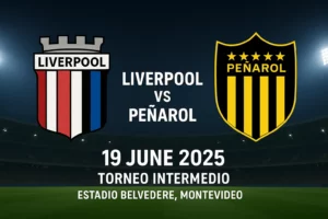liverpool vs peñarol 19 junio