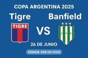 tigre vs banfield copa argentina 2025