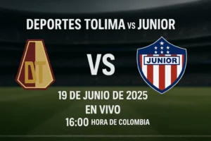 tolima vs junior 19 junio