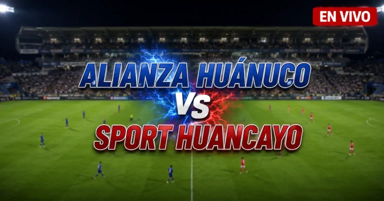 Alianza Universidad vs Sport Huancayo 14 junio 2026