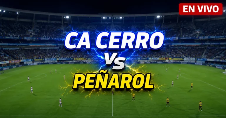 ca cerro vs peñarol en vivo