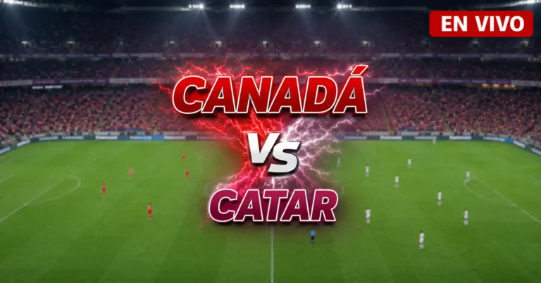 Canadá vs Catar 18 junio 2026