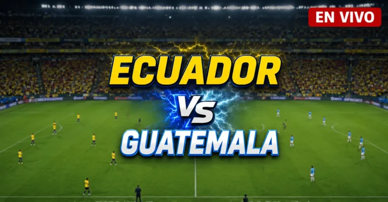 ecuador vs guatemala en vivo