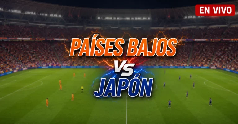 países bajos vs japón en vivo