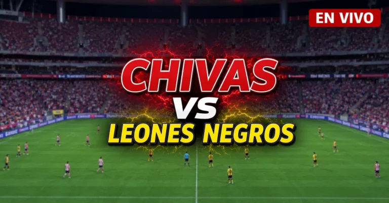 Chivas vs Leones Negros 10 julio 2026