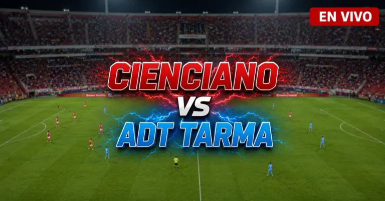 Cienciano vs ADT 10 julio 2026