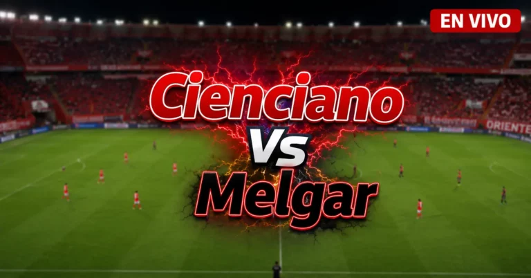 Cienciano vs Melgar 17 julio 2026