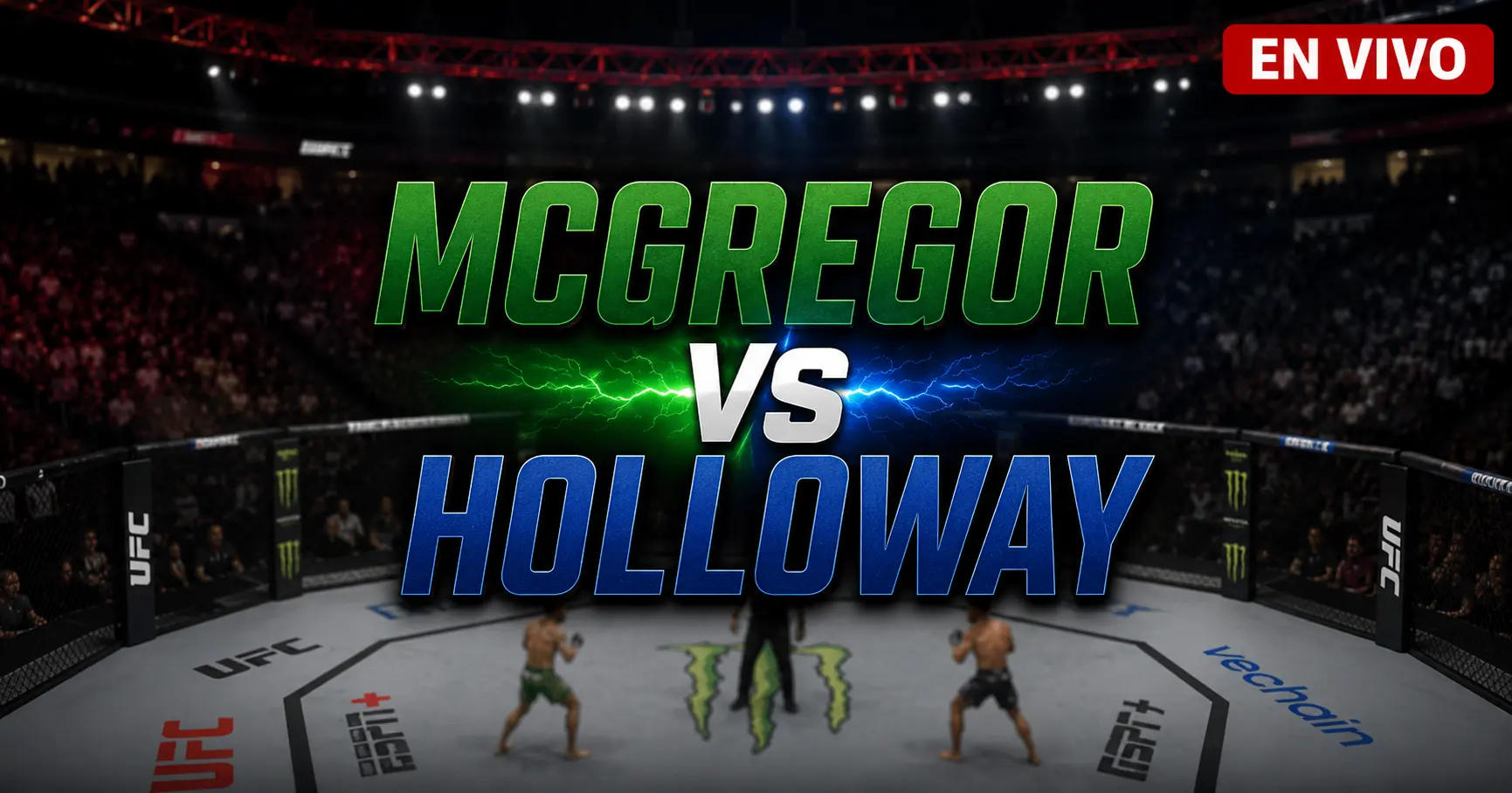 conor mcgregor vs max holloway 2 en vivo ufc 329
