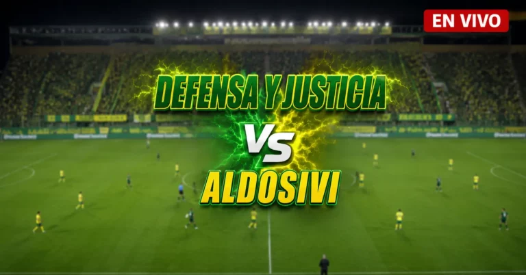 Defensa y Justicia vs Aldosivi 23 julio 2026