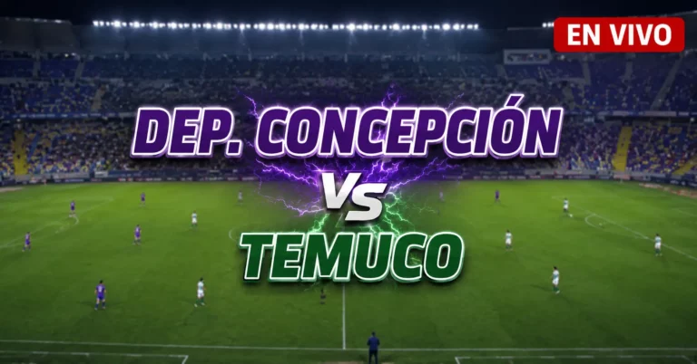Dep. Concepción vs Temuco 6 julio 2026