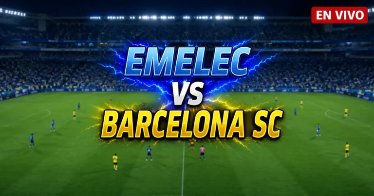 Emelec vs Barcelona SC 12 julio 2026