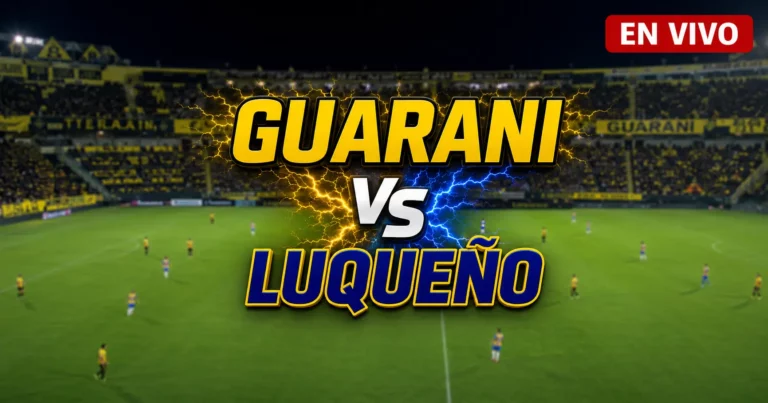 Guaraní vs Luqueño 26 julio 2026