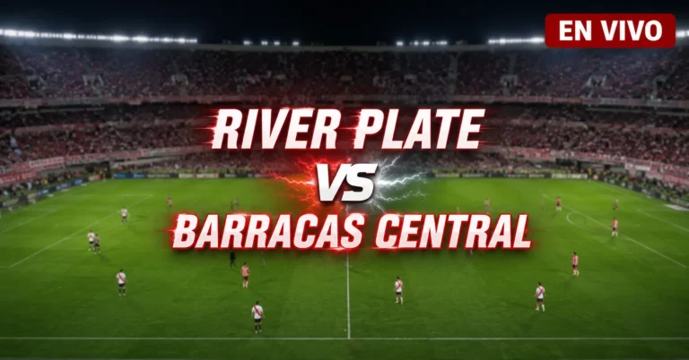 River Plate vs Barracas Central 25 julio 2026