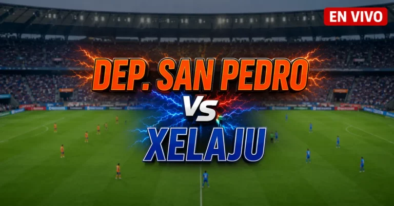 San Pedro vs Xelajú 25 julio 2026