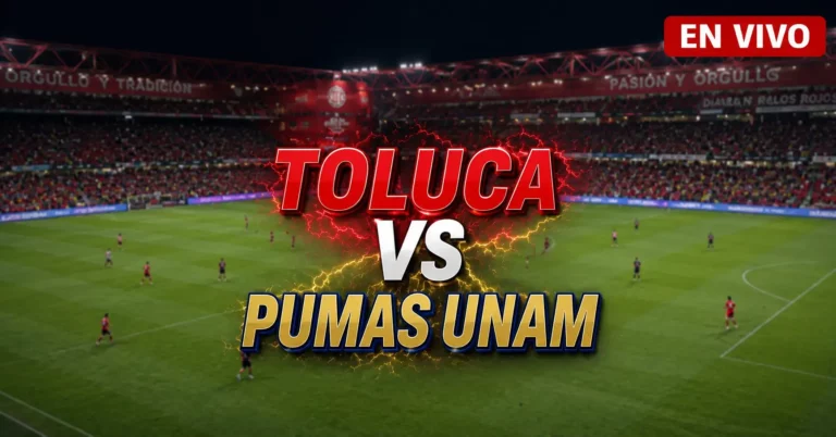 Toluca vs Pumas 21 julio 2026