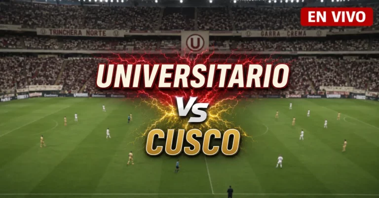 Universitario vs Cusco 24 julio 2026